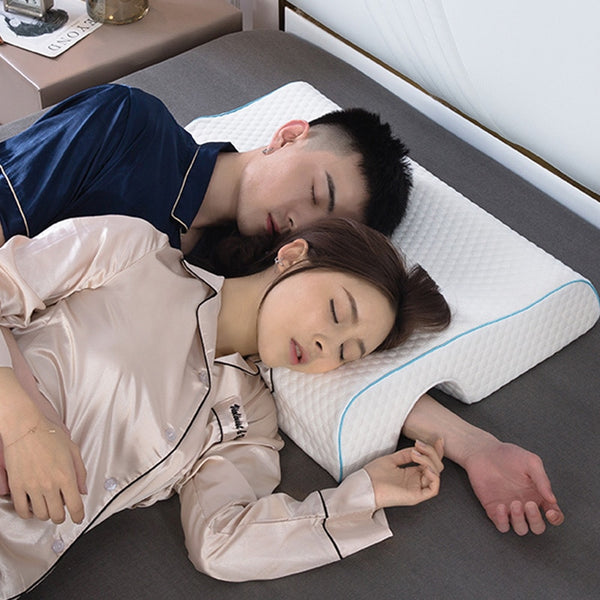 【TEXLORD】Couple Pillow Hand Pillow Slow Rebound Memory Pressure Pillow Anti-Hand Paralysis Pillow Duet Protection Cervical Pillow